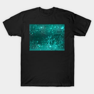 Emerald Glitter Background T-Shirt